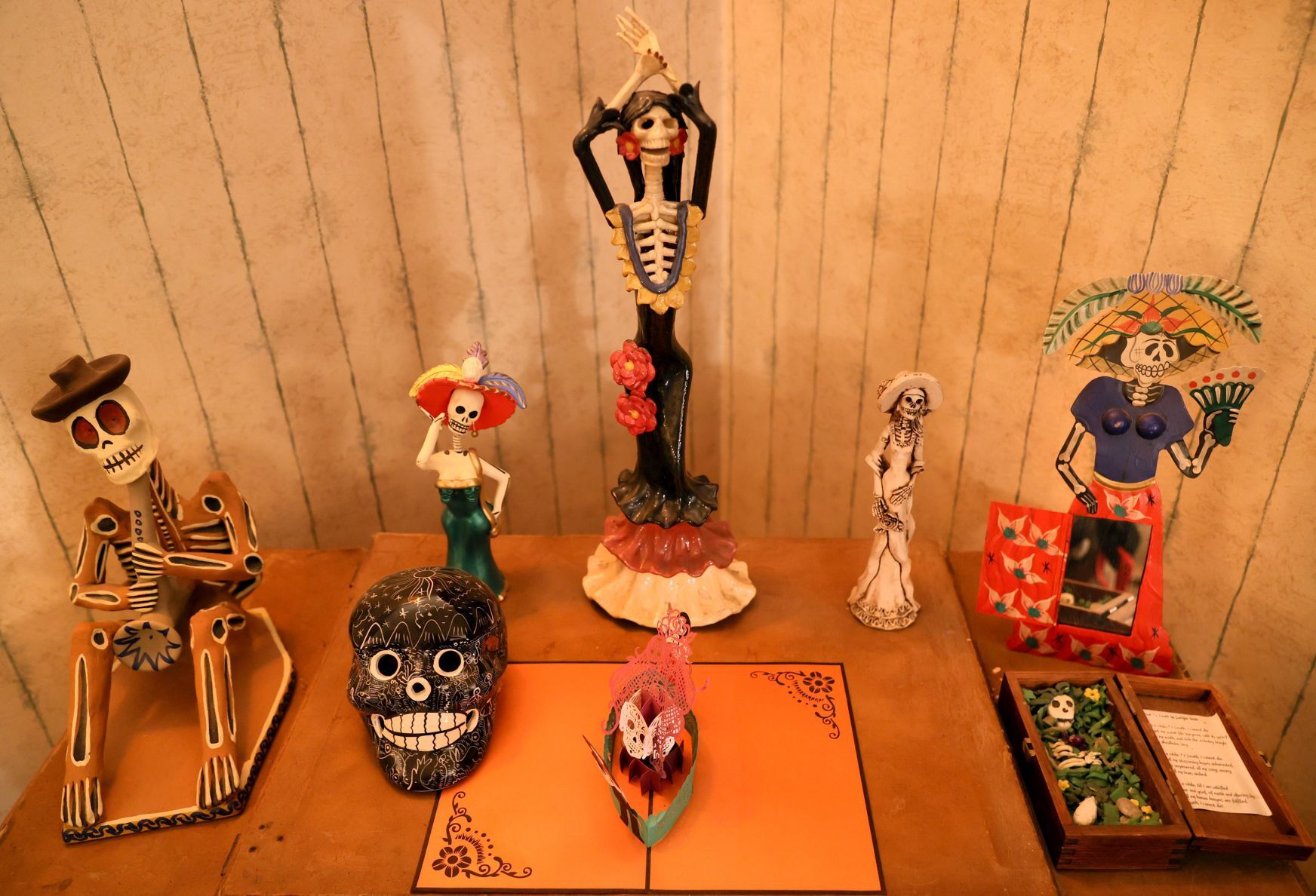 Halloween enthusiast keeps permanent themed display